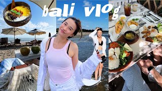 SG to BALI vlog | exploring bali cafes, BEST indonesian food & massage/spa & beach clubs to visit!