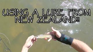 Trout Fishing with a Lure from NEW ZEALAND!!