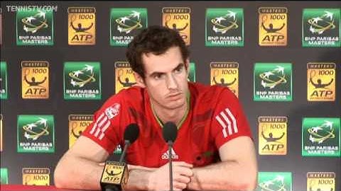 Murray Talks About Win Over Roddick In Paris