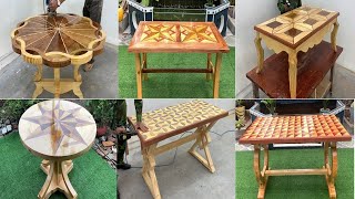 6 Great Design Ideas With Especially Luxurious Table Patterns  Creative Woodworking