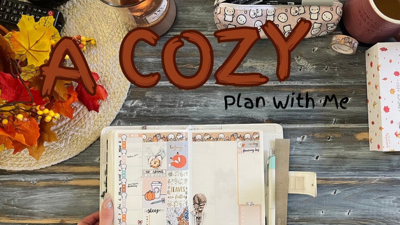 Cozy Plan Riding Cozy Plan With Me | For The Week Of 10/02 - 10/08 - YouTube