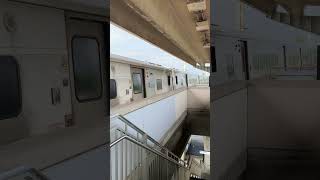 LIRR M7 train arriving at Lindenhurst Station with @AaronsAdventures-xz6ez #sunny #memorialday