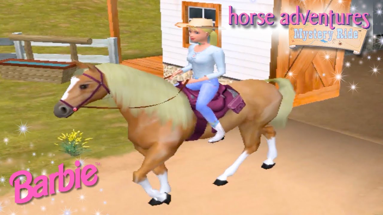 PC) Barbie Horse Adventures: Mystery Ride (2003) 🍀 FULL GAMEPLAY - YouTube
