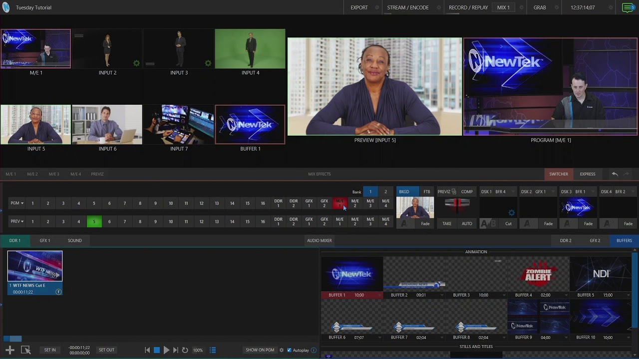 video mixer free download How to Trigger Automation Using DDR Clips Using TriCaster TC1