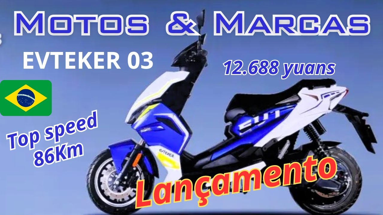 Lançamento pra conta do canal M&M, scooter elétrico EVTEKER 03, 12.988 ...
