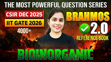 Bioinorganic - BRAHMOS 2.0 🚀 | CSIR Dec 2025  IIT GATE 2026 #chemicalsciences