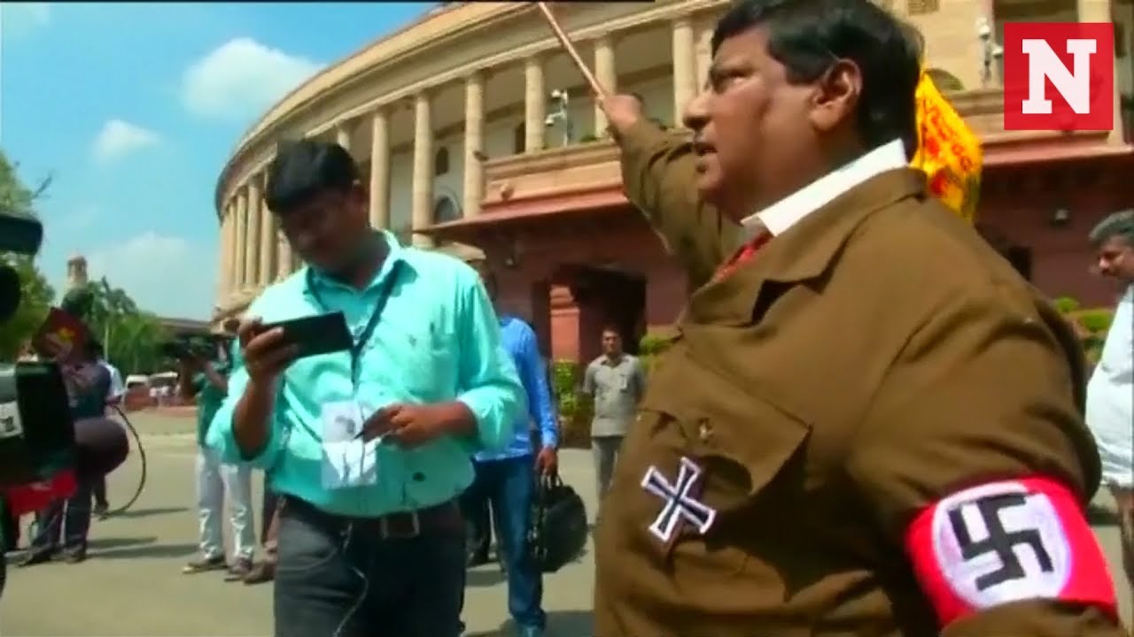 Indian Politician Dresses As Hitler To Protest Prime Minister Modi