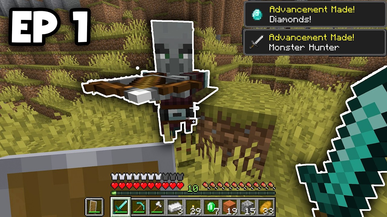 A New Beginning | Minecraft Survival Episode 1 - YouTube