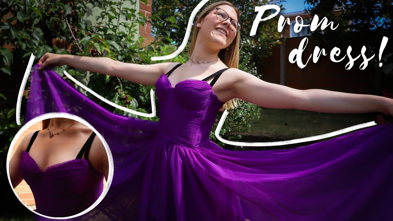 Making my own prom dress! (finished just in time) YouTube