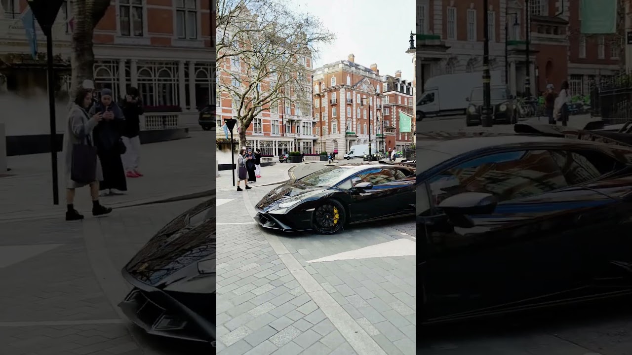 LAMBORGHINI AVENTADOR V12 SUPERCAR IN LONDON | #shorts #supercarsinlondon #lamborghinni #cartok