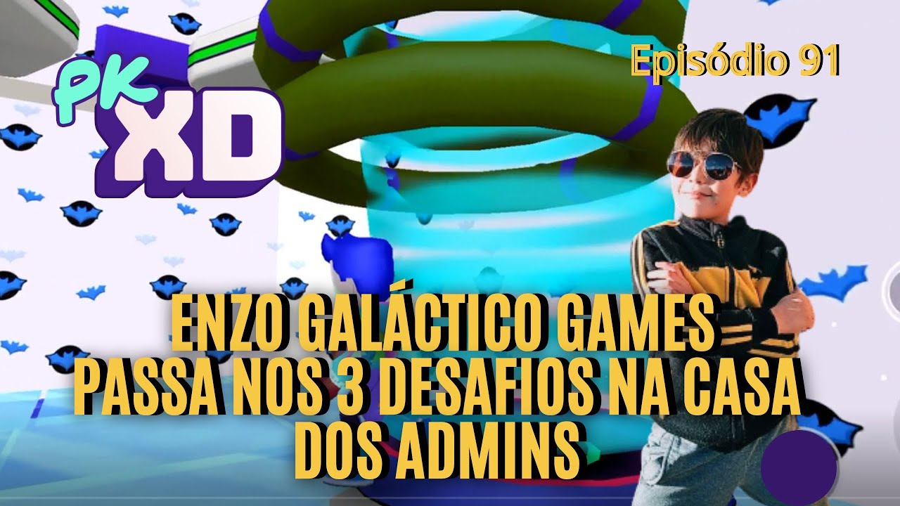 PKXD - Enzo Galáctico Games Passa Nos 3 Desafios Na Casa Dos Admins - Episódio 1