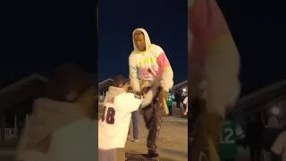 Rapper Pushed Off His Speaker