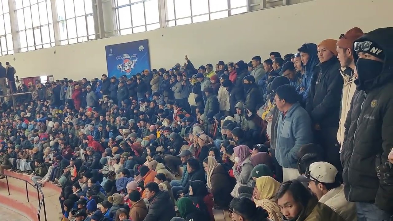 Humas Warriors Clinch Victory in Royal Enfield Ice Hockey League Final at leh Ladakh 