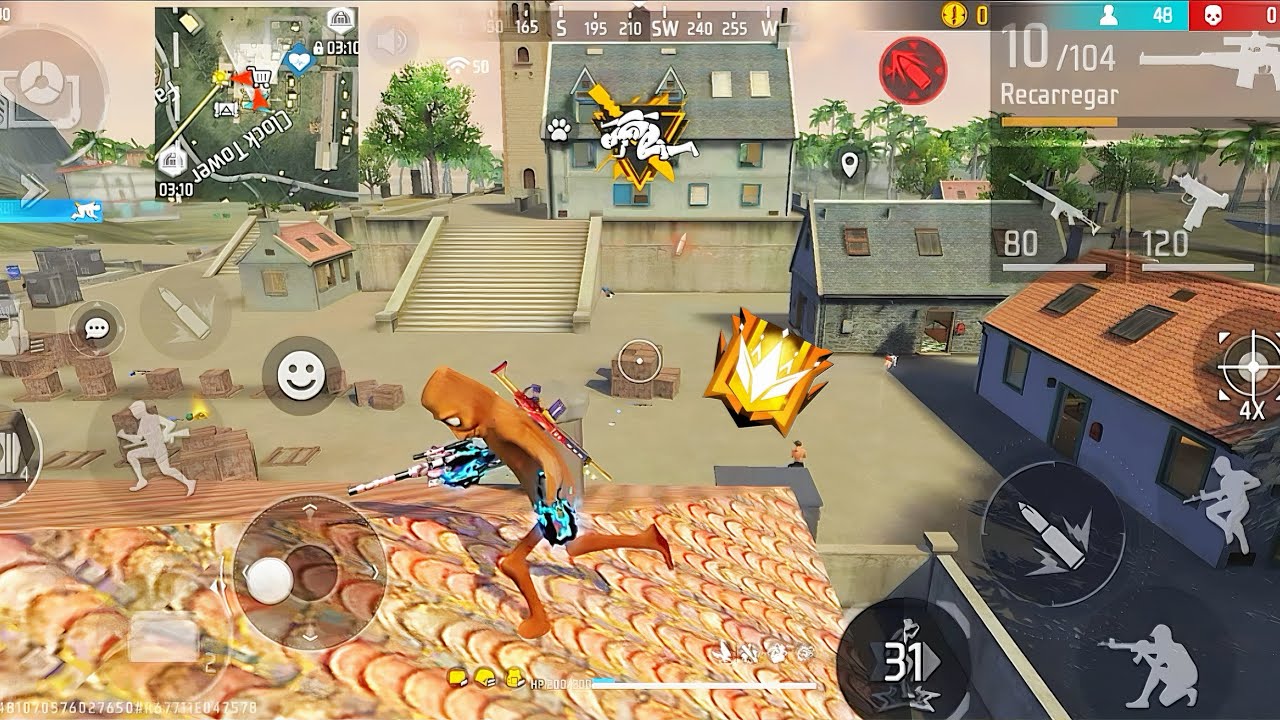 فري فاير قاتل بأسلوبك تونغ تونغ ساهور ملك السطوح 💪🏼 الغراند ماستر !! 🔥