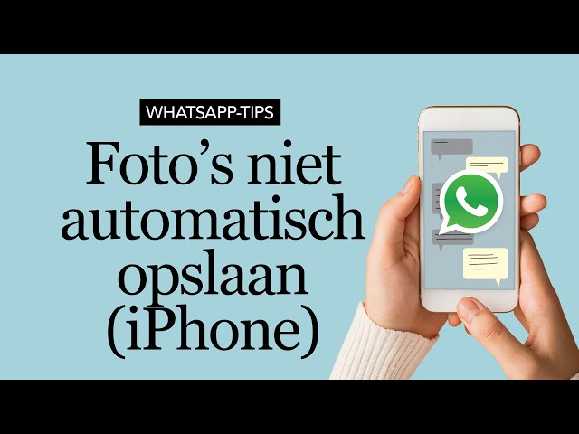 Fotos Whatsapp Niet Opslaan Op Iphone Hoe Het Te Doen - Mu Galde Koak