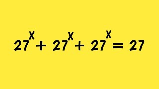 A VERY NICE EXPONENTIAL ALGEBRA MATHS OLYMPIAD PROBLEM #mathematics #olympiad