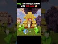 Day 1 of eating a potato until 10K subs 🥔 #shorts #minecraft #meme