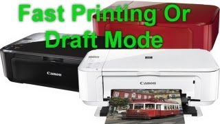 Canon Pixma Mg3170 - Fast Printing Or Draft Mode - Preview
