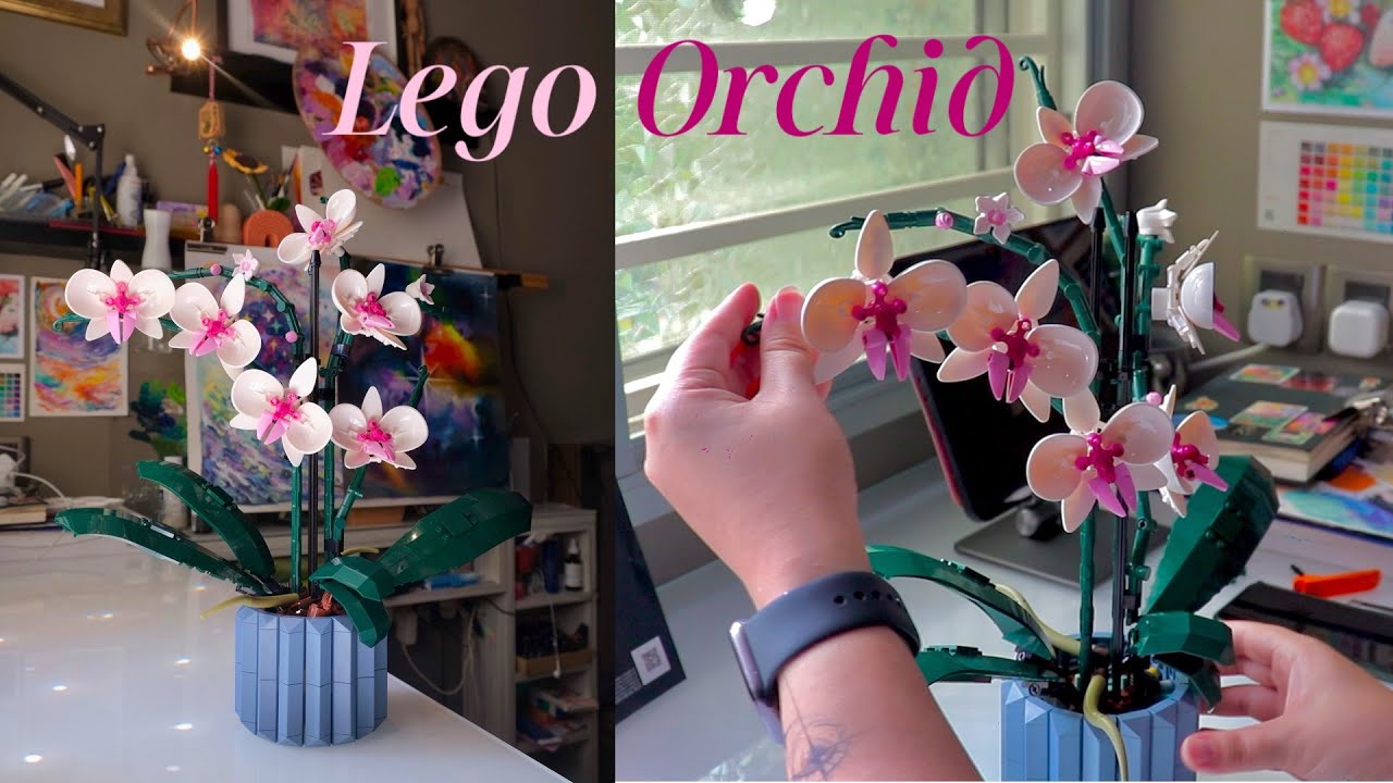 LEGO ORCHID 🌸 (unboxing + building process) 