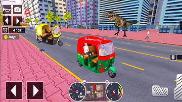 Tuk Tuk auto rickshaw driver 3D game - #154 auto rickshaw driving game - Android iOS Gameplay