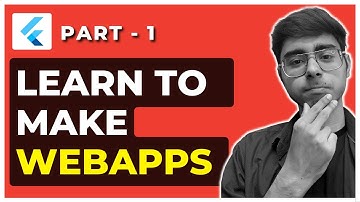 😁1. Flutter Web Complete Tutorial | Make WebApps in Flutter | Responsive Websites using Flutter