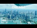 4K Chicago  - Aerial view - Skyscraper sights