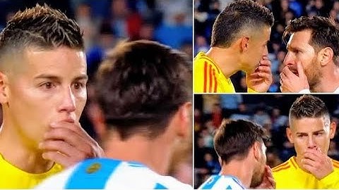 What Lionel Messi Said To James Rodriguez During Heated Argentina Vs Colombia Clash