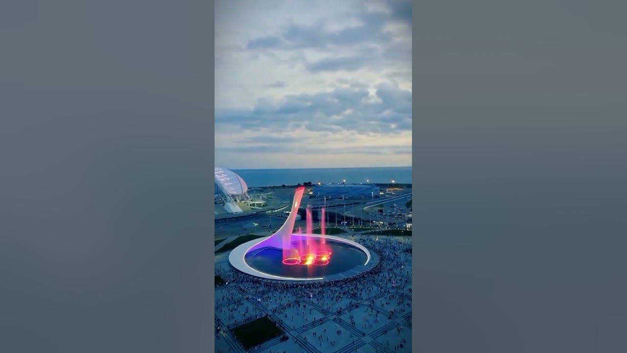 Олимпийская деревня в Сочи во время олимпиады