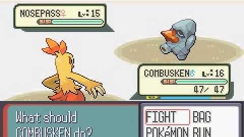 Pokemon Ruby Gym Battles 1-Stone Badge