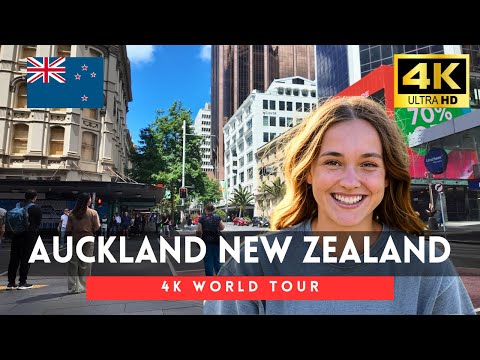 🇳🇿Auckland, New Zealand Walking Tour - 4K Downtown tour｜Jan 2025