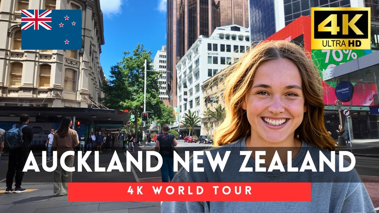 🇳🇿Auckland, New Zealand Walking Tour - 4K Downtown tour｜Jan 2025