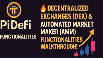 Pi🗣️🗣️DeFi🔥Decentralized Exchanges (DEX) & Automated Market Maker (AMM) Functionalities Walkthrough 