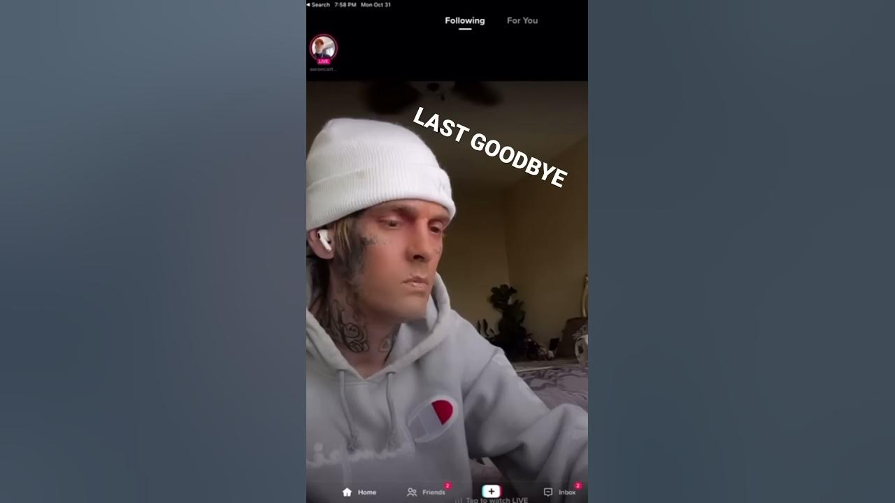 Aaron Carter saying GOODBYE for the LAST time #shorts
