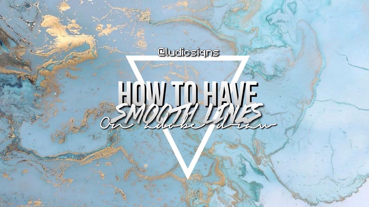 Drawing Smooth Lines With A Tablet : How to have smooth lines on adobe draw ludicsiqns youtube