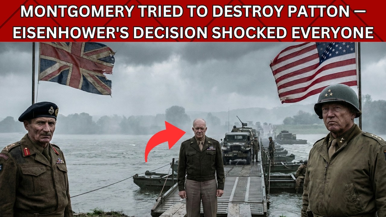 Montgomery Tried to Destroy Patton — Eisenhower's Decision Shocked Everyone