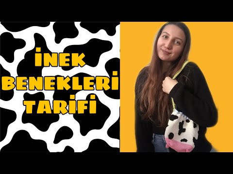 İnek Benekleri Tarifi| İnekli Bucket Şapka Deseni| Cow Design Pattern