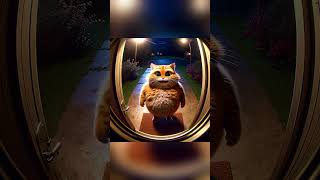 Don't open the door at night #cat #cute #kitten #cats #viral #fun #catsshort #poorcat