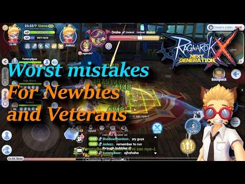 Worst mistakes for Newbies and Veterans | rox | Ragnarok X: Next Generation