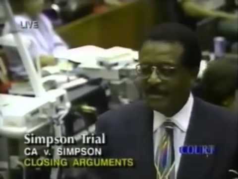 O J Simpson Trial Johnnie Cochran Closing Argument Part 6 Youtube