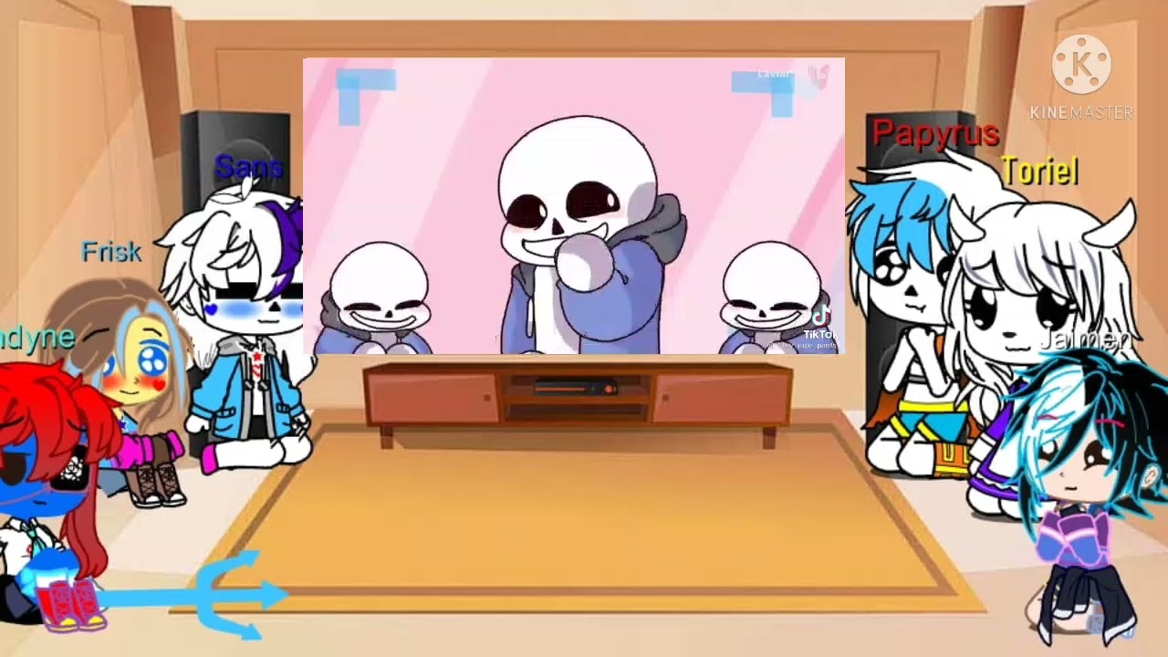 UnderTale Reacciona a Tik Tok de Sans :)