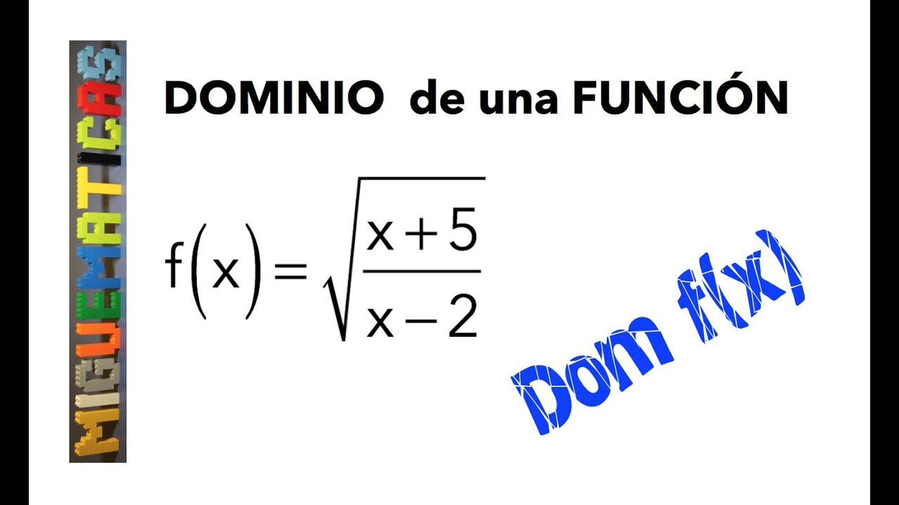 Dominio de una función con √ y denominadores
