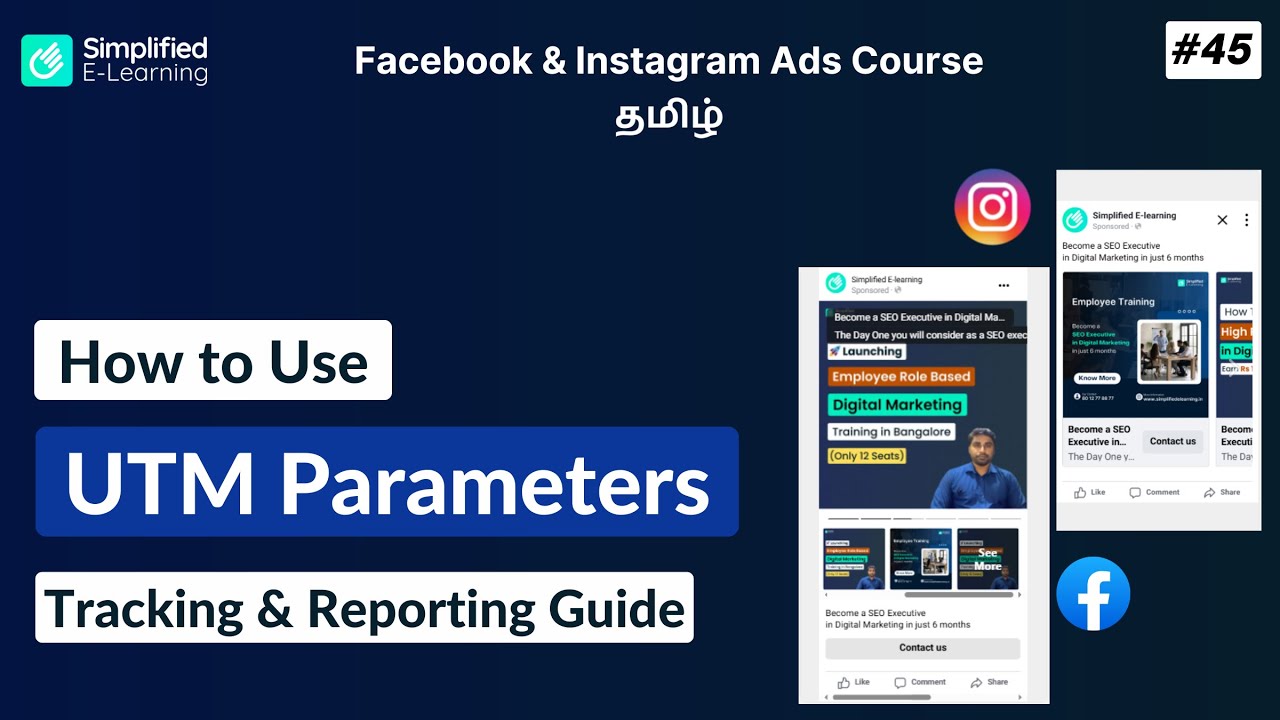 UTM Parameters in Meta Ads Explained | Facebook & Instagram Ads Tamil | #45