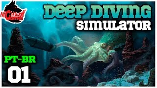 Deep Diving Simulator #01 Treasures at the Bottom of the Sea Gameplay in Portuguese (Brazil)