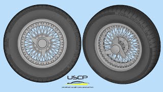 Unboxing USCP 24P172 1/24 15 INCH Aston Martin DB5 Wire Wheels For Revell Resin Kit