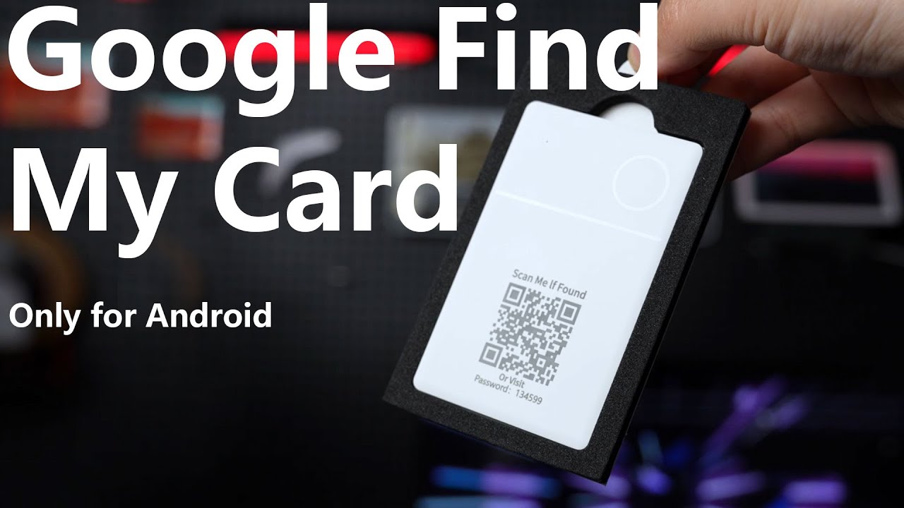 RSH-iCard02-Google-with Code, Smart Card works with Google Find Hub ...