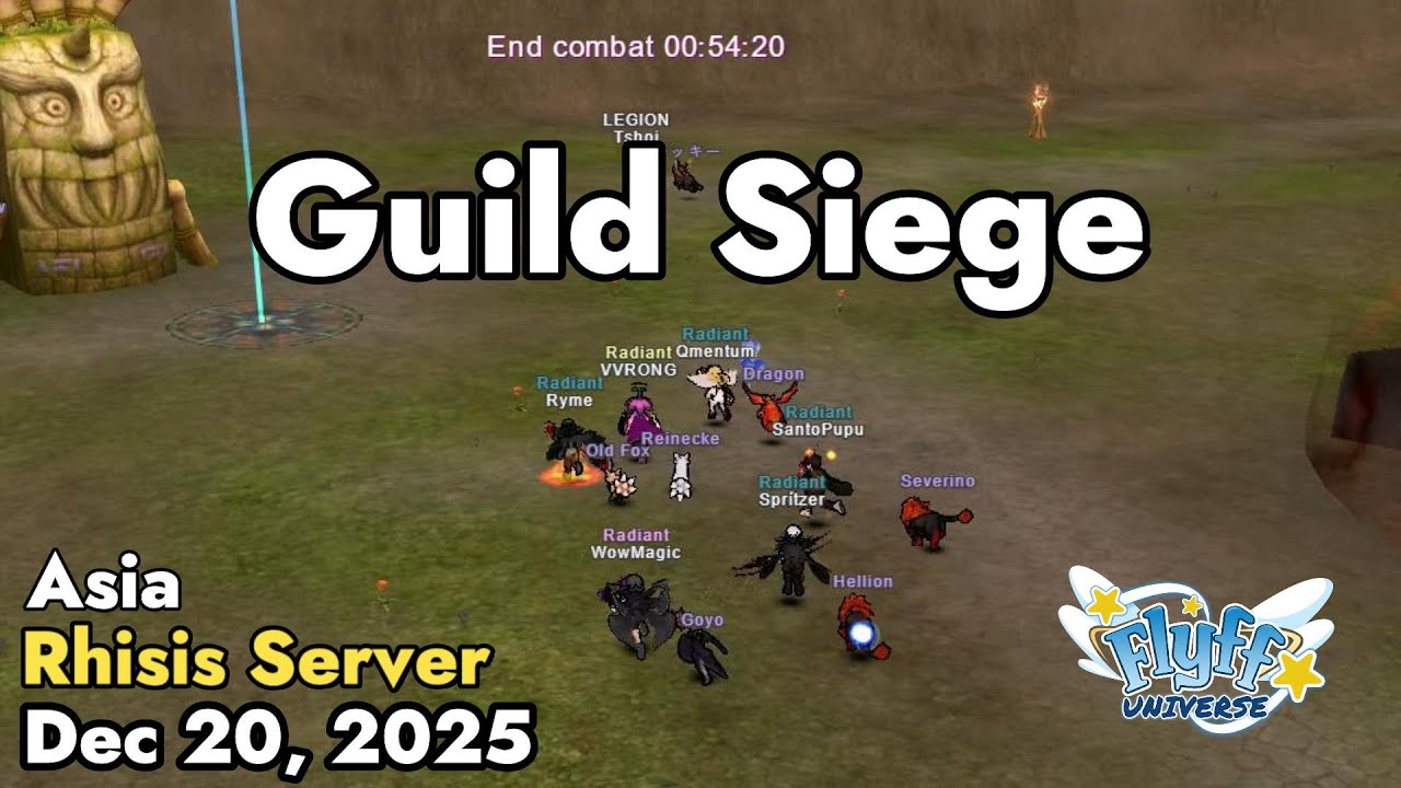 Guild Siege (Rhisis Server) December 20, 2025 | Flyff Universe