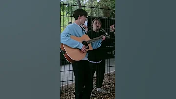 sang with @LewisCapaldi while busking outside of his show!