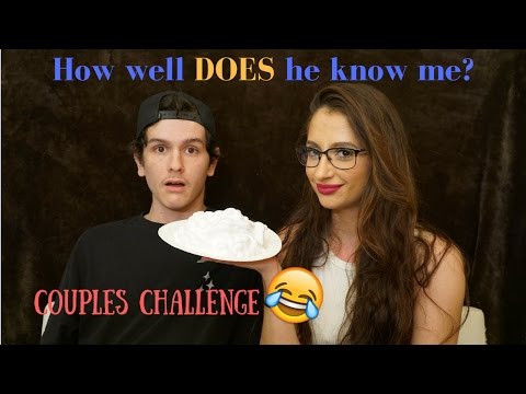 PIE FACE CHALLENGE WITH BOYFRIEND! - PIE FACE CHALLENGE WITH BOYFRIEND!
