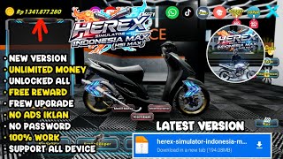 NEW UPDATE‼️ HEREX SIMULATOR INDONESIA MAX MOD APK V1.0.44 UNLIMITED MONEY screenshot 1