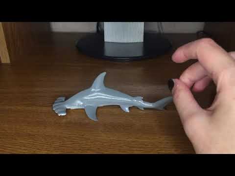 69. Обзор фигурки Collecta бронзовая акула-молот (2006, арт. 88045b)